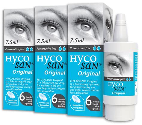 Buy Hycosan Original - Triple Pack - Preservative Free Eyedrops ...