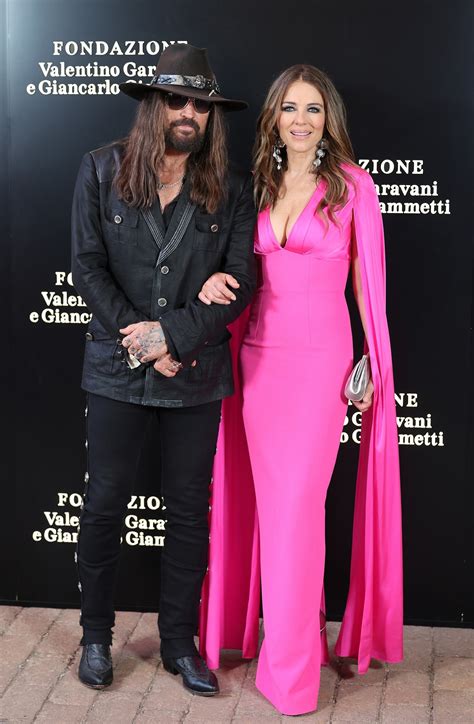 Billy Ray Cyrus and Elizabeth Hurley make red carpet debut as a couple ...