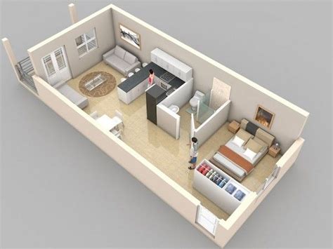 Small Studio Apartment Layout Design Ideas (1) - home design | Studio ...