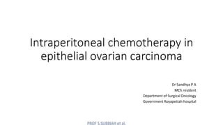 Image result for Intraperitoneal Injection Ovarian Cancer