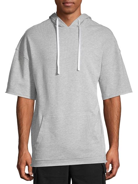 Mens Short Sleeve Hoodie Sweatshirt at Kristen Mcdonald blog
