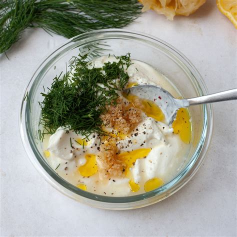 Dill Yogurt Dressing - Mediterranean Diet Recipes