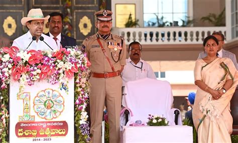 Telangana Formation Day: KCR hails state’s economic growth under BRS