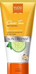 VLCC Clear Tan Fruits Face Pack - Sun Defense, 85g Tube : Amazon.in: Beauty
