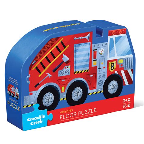 Crocodile Creek Vehicles 36-Piece Floor Puzzle - Kids Puzzles & Games ...