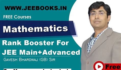 [Videos] GB Sir Mathematics Rank Booster for JEE Main and Advanced Free ...