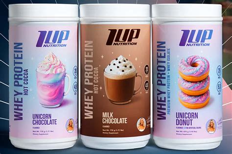 1Up Nutrition Heidi Somers Whey Protein Hot Cocoa in two flavors