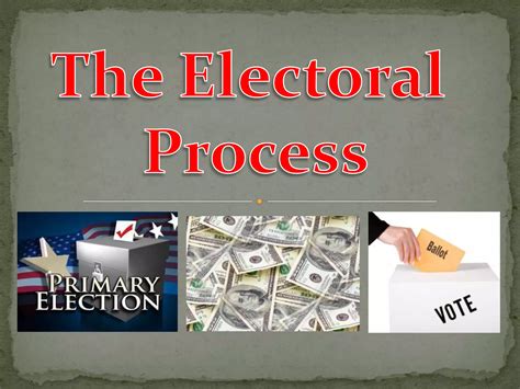 Image result for Electoral Process Explained
