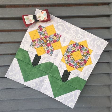 Image result for 12-Inch Flower Quilt Block Patterns
