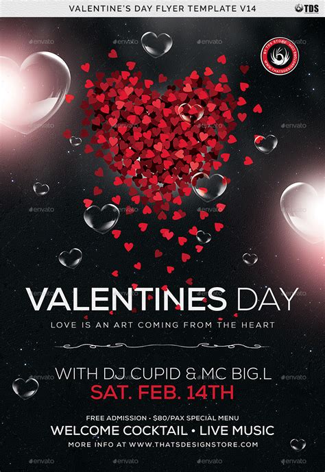 Valentines Day Flyer Template Free - Detrester.com