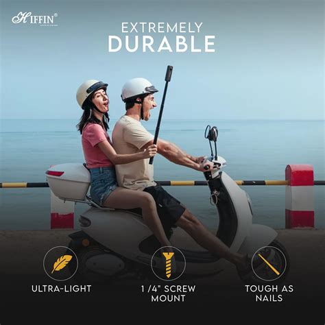 HIFFIN Universal Invisible Monopod Stick 118 Cms for Insta 360 One X2