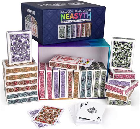 Playing Cards,Decks of Cards 24 Pack,Poker Cards Professional Regular ...