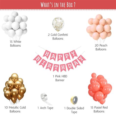 Flamingo Happy Birthday Balloon Decoration Kit for Girls