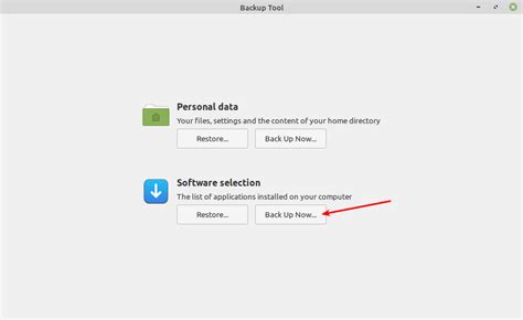 Linux Mint Backup Tool 的图像结果