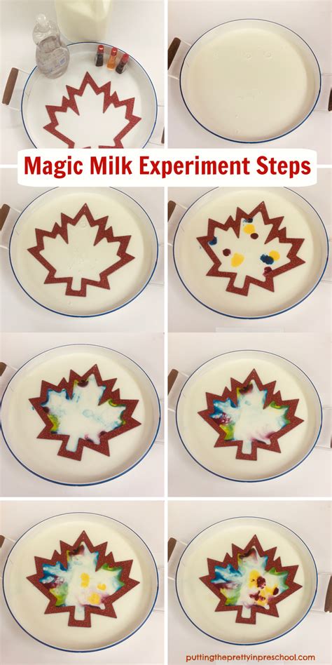 Color Magic Milk Experiment