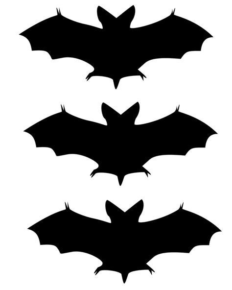 Halloween Bat Cut Out Templates