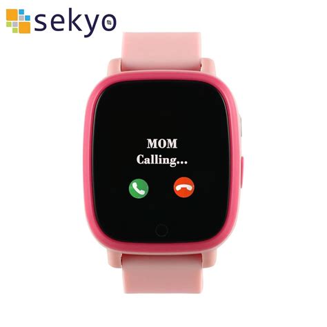 Sekyo Shield black Health GPS Phone Smart Watch for Kids Pink 3Y+