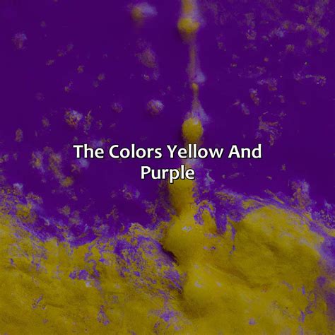 What Color Do Yellow And Purple Make - colorscombo.com