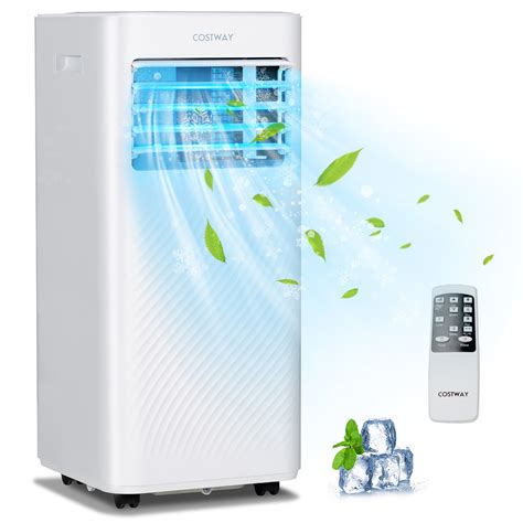 Costway 10000 BTU Portable Air Conditioner 4-in-1 with Cool Fan ...
