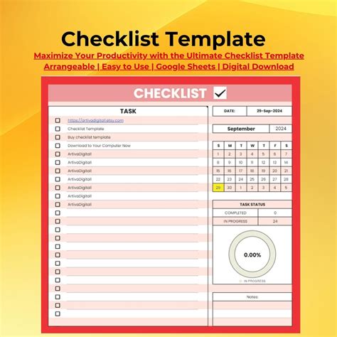 Image result for Task Checklist