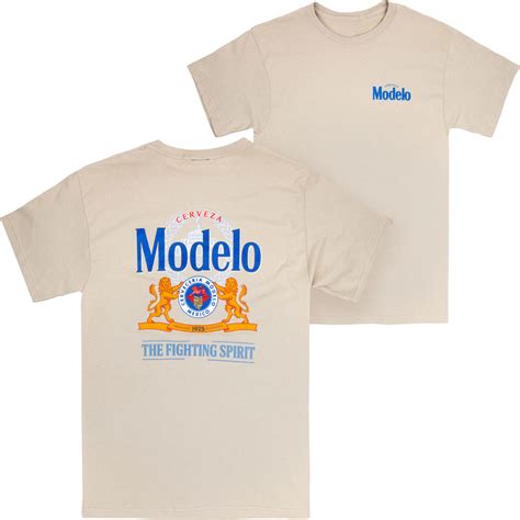 Modelo The Fighting Spirit Front and Back Logo T-Shirt | Brew-Shirts.com