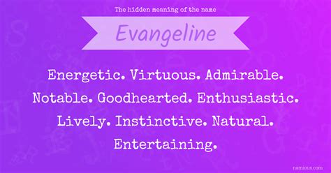 Evangeline Meaning