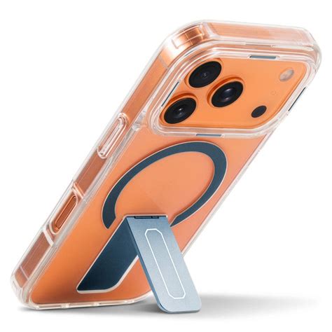 Clear Case with Kickstand & Wireless Charging Support For Apple iphone