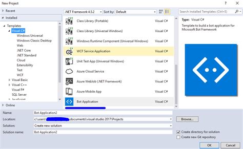 Visual Studio Chatbot Tutorial 的图像结果