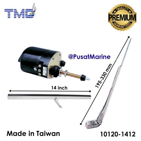 Marine Wiper Motor 12V TMC 10120-1112 & 10120-1412 - Pusat Marine