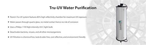 Peore Pro Plus-40 Nanofiltration/NF + UV Water Purifier (Black) with ...
