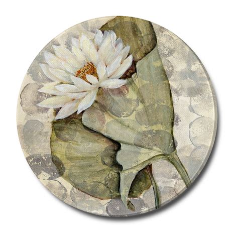Round Canvas Wall Art Painting Titled: Amazonia, Sizes Available