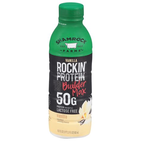 Shamrock Farms Protein Shake, Vanilla, Builder Max (19.7 fl oz ...