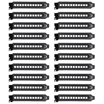 SOLUSTRE 20 PCS Metal PC Computer Back Slot Cover Vented Slot Cover ...