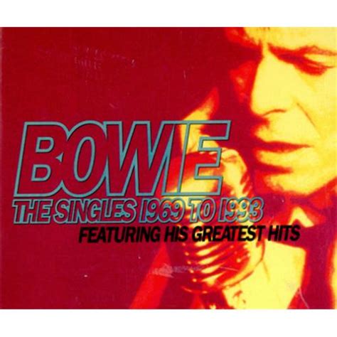 David Bowie The Singles 1969 To 1993 + bonus single US 3-CD album set ...
