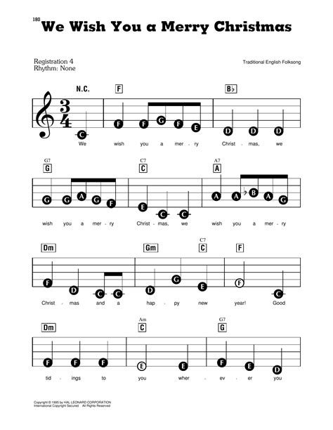 We Wish You A Merry Christmas Sheet Music Clarinet - sheet