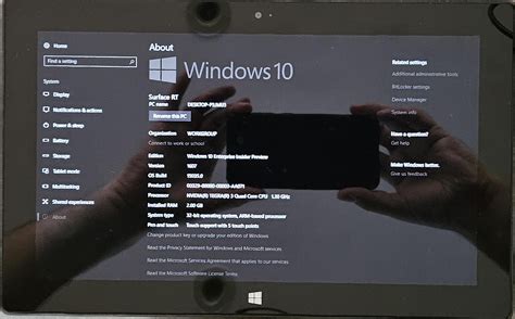 Image result for Surface RT Windows 10 Hack