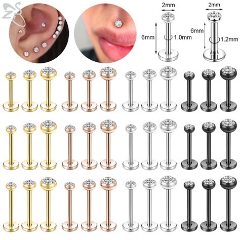 Types Of Lip Piercings Chart