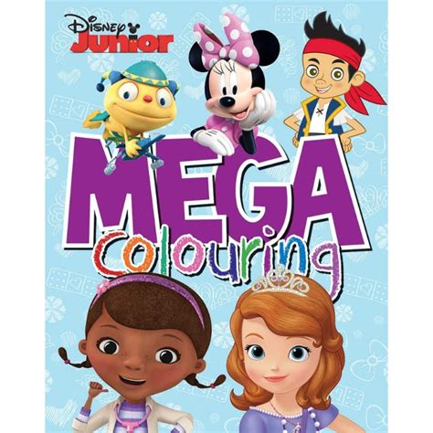 Disney Junior Mega Colouring Paperback Book – Juplay World