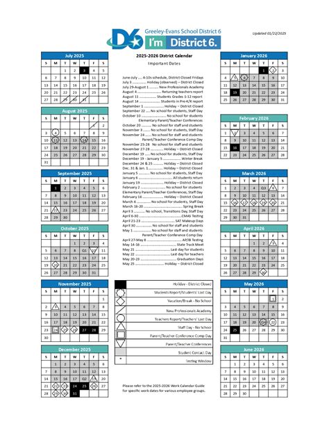 Greeley-Evans School District Calendar 25-26 Revised [PDF] - EduCounty