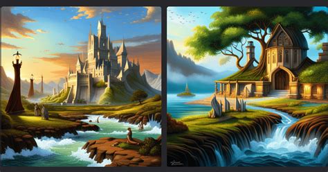 Mid-Journey Diffusion Model 的图像结果