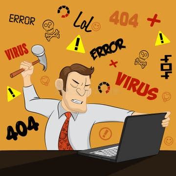 Image result for Computer User Angry Cartoon