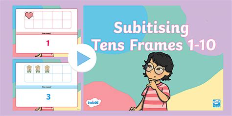 Subitising Tens Frames PowerPoint (teacher made) - Twinkl