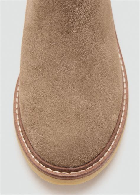 Suede leather ankle boots - Kids | MANGO USA