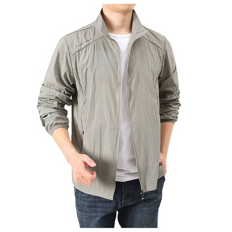 Bwdbhd Jackets for Men Lightweight Jackets Vintage Windbreaker Casual ...