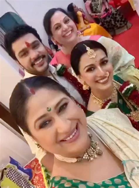 Inside pictures from Marathi actor Suyash Tilak and Aayushi Bhave’s ...