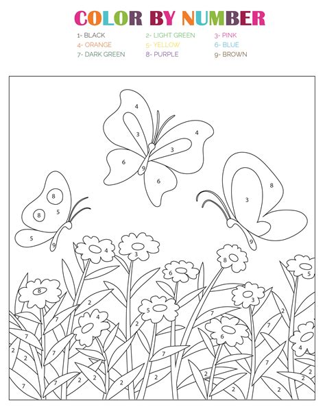 Spring Color by Numbers 的图像结果