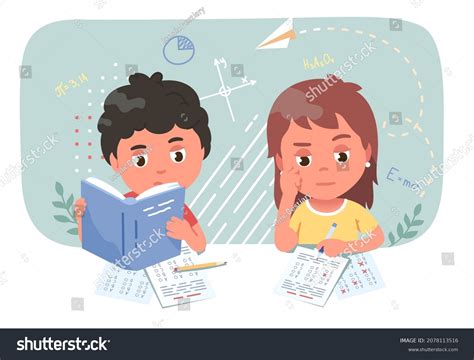 Student Taking A Test Clipart