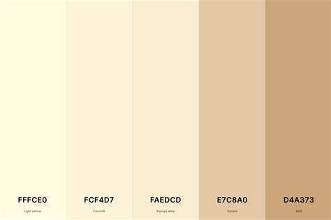 25+ Best Beige Color Palettes with Names and Hex Codes | Beige color ...