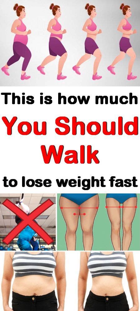 This is how much you should walk to lose weight fast. #weightloss # ...