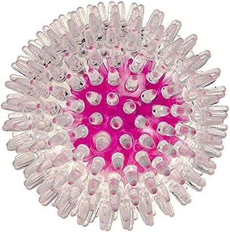 Super Dog Non-Toxic Rubber Stud Spike Hard Ball Chew Toy, Puppy/Dog ...